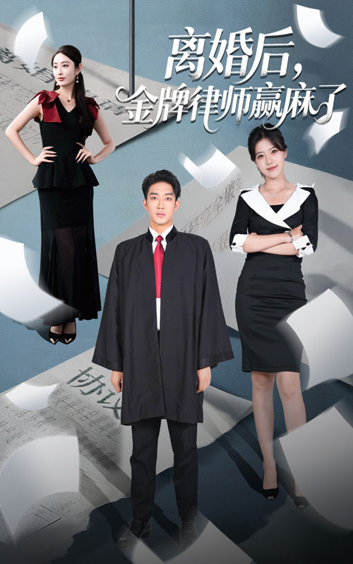 离婚后金牌律师赢麻了海报