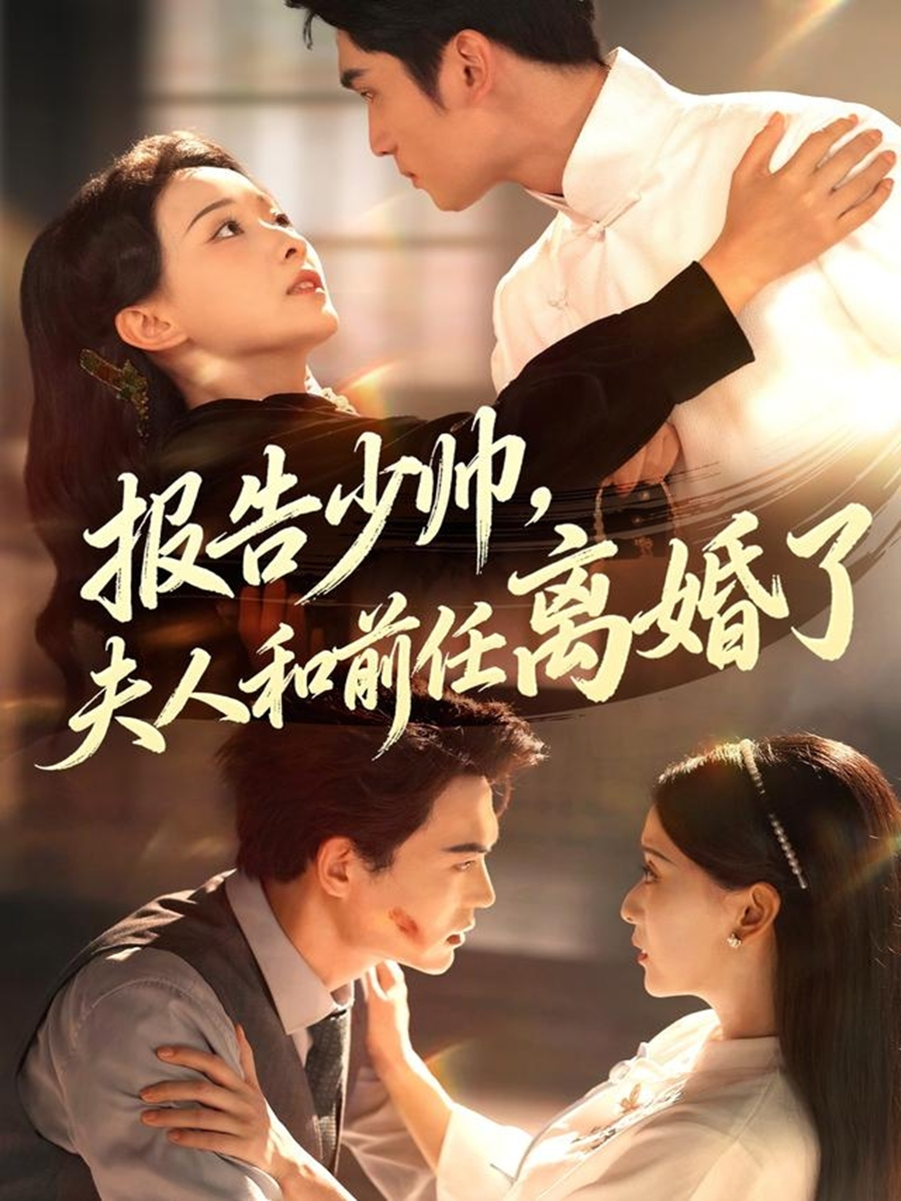 报告少帅，夫人和前任离婚了海报