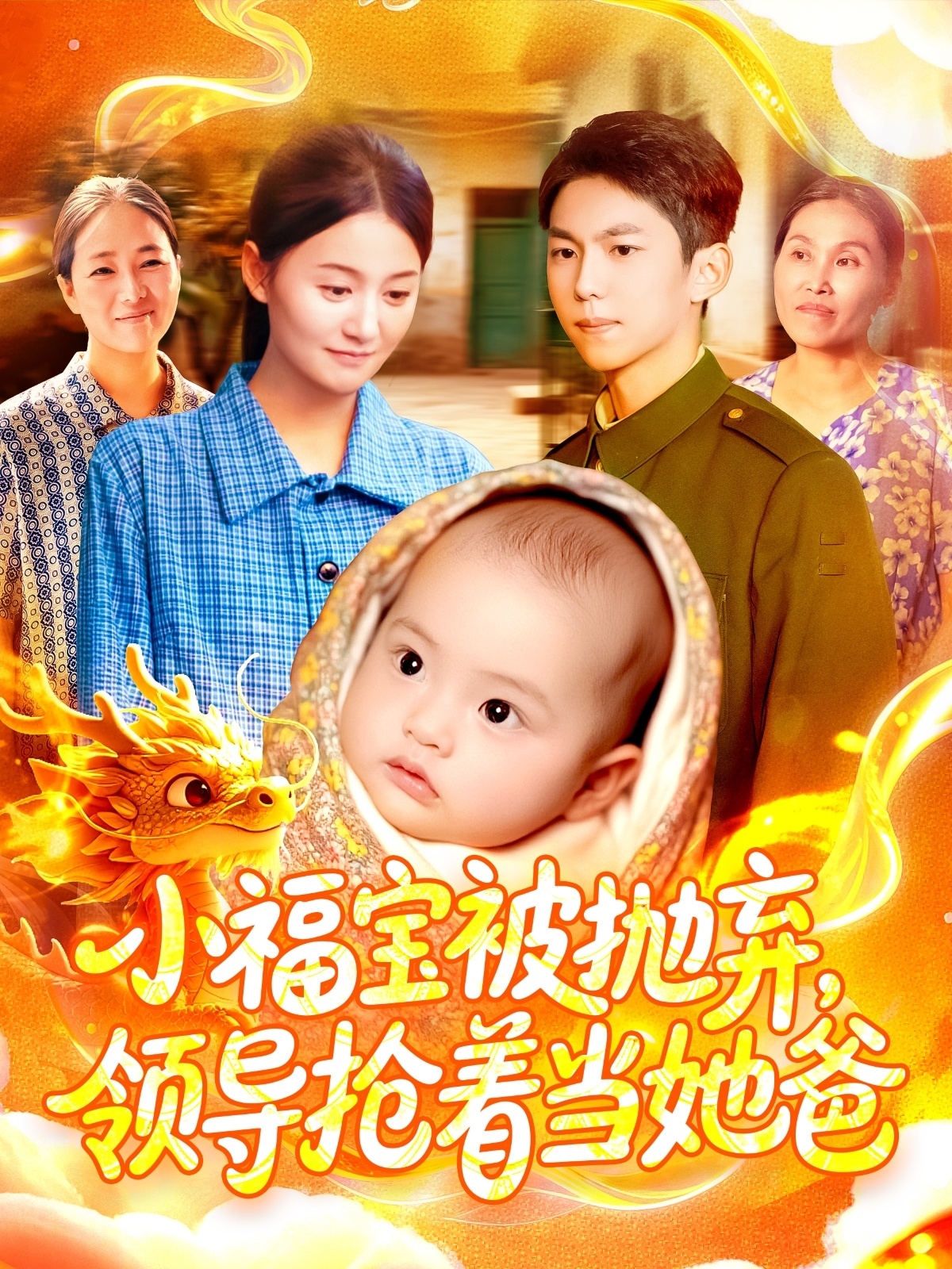 小福宝被抛弃，领导抢着当她爸海报
