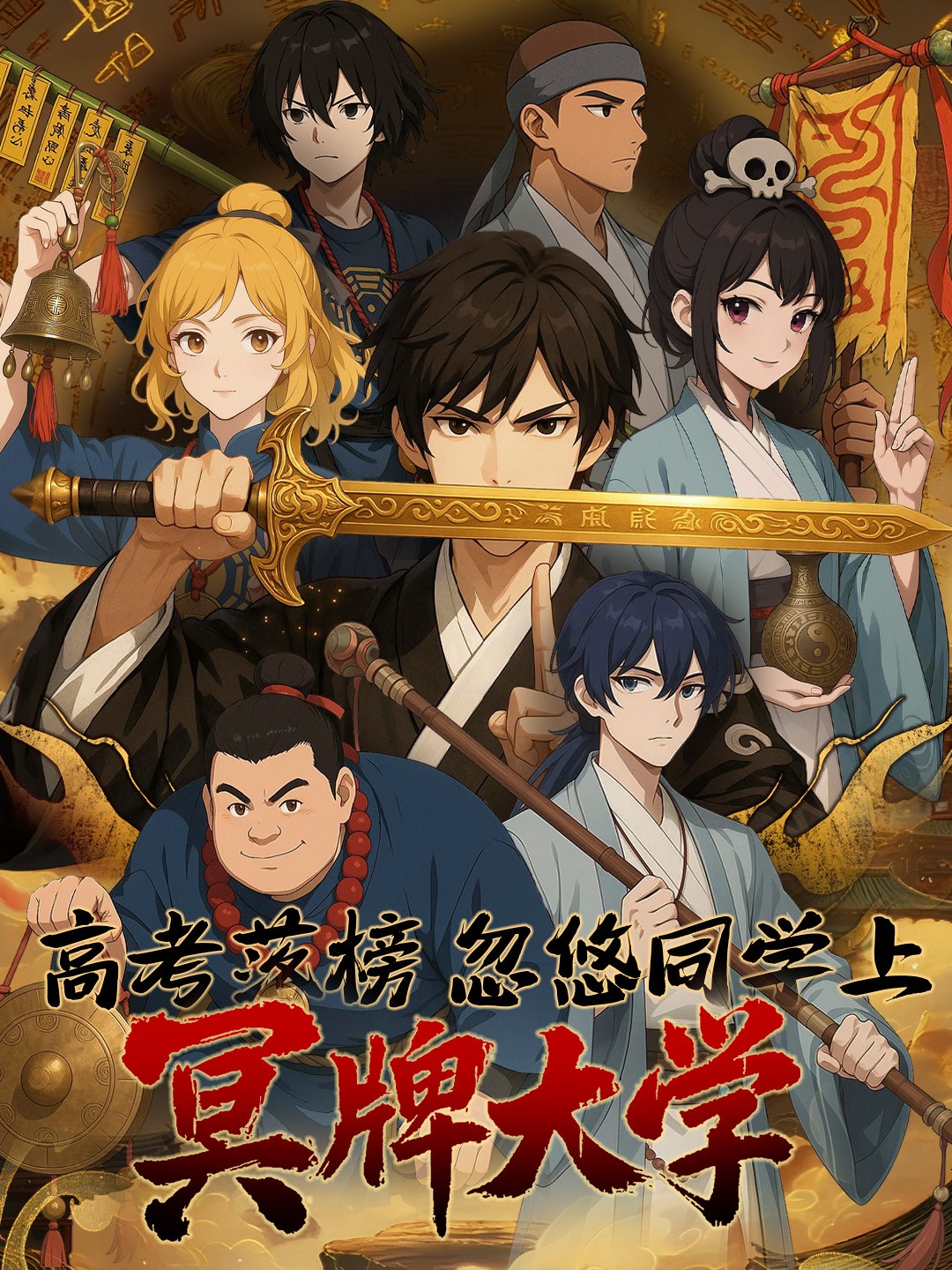 高考落榜忽悠同学上冥牌大学海报
