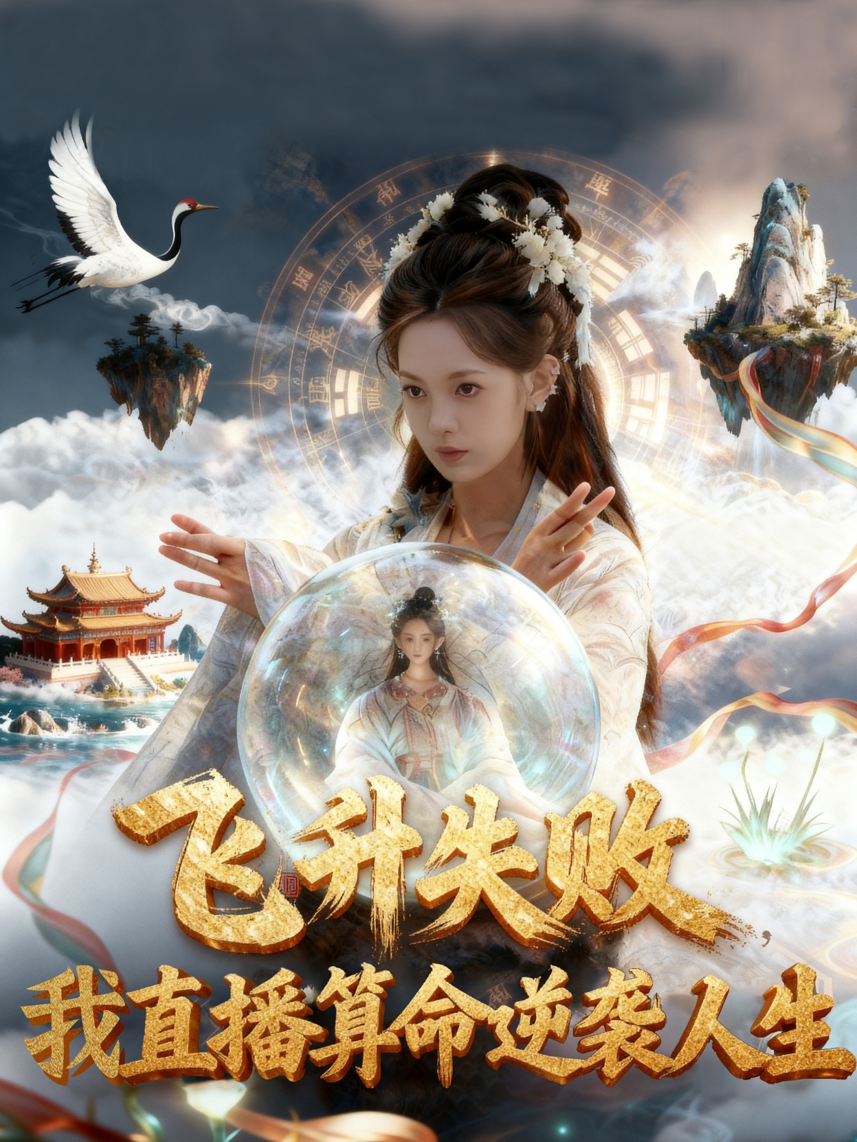 飞升失败我直播算命逆袭人生海报