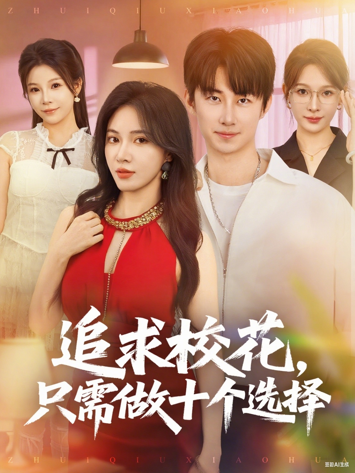 追求校花只需做十个选择海报