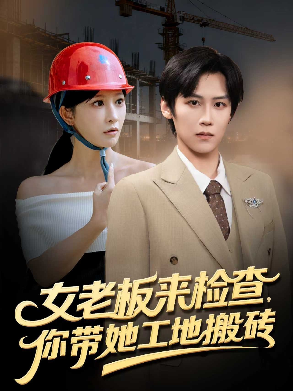 女老板来检查你带她工地搬砖海报