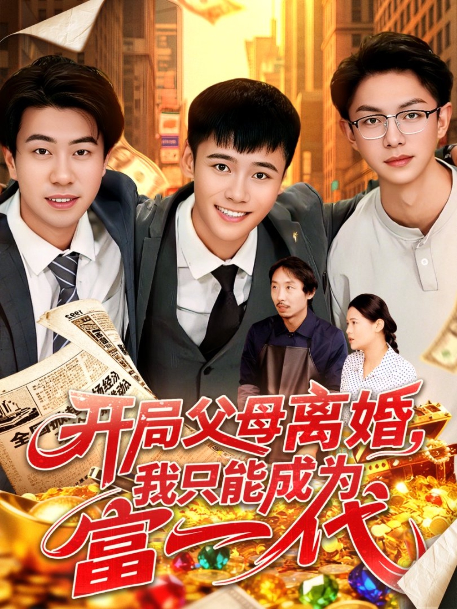 开局父母离婚，我只能成为富一代海报