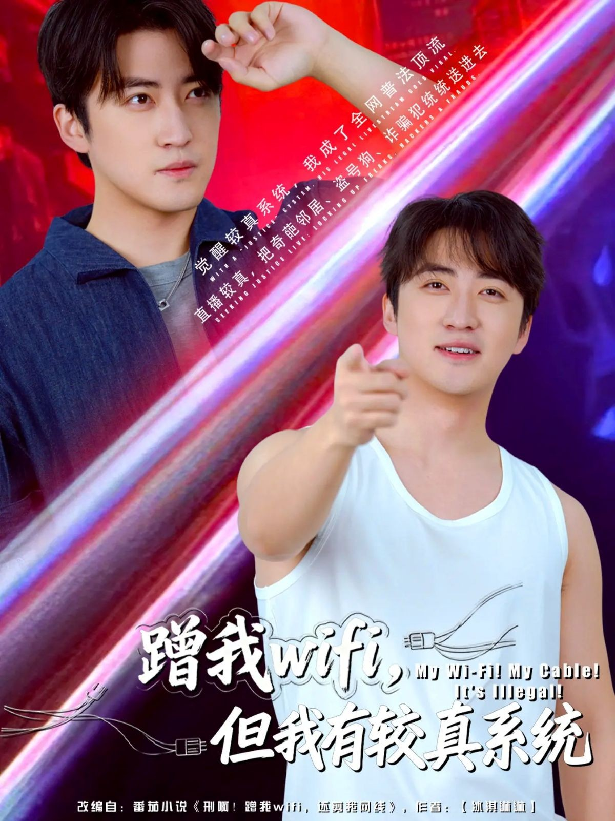 蹭我wifi，但我有较真系统海报