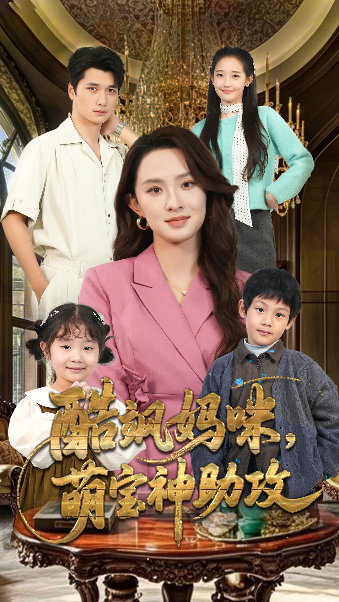酷飒妈咪，萌宝神助攻海报