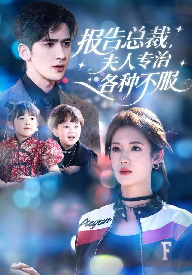 报告总裁，夫人专治各种不服海报