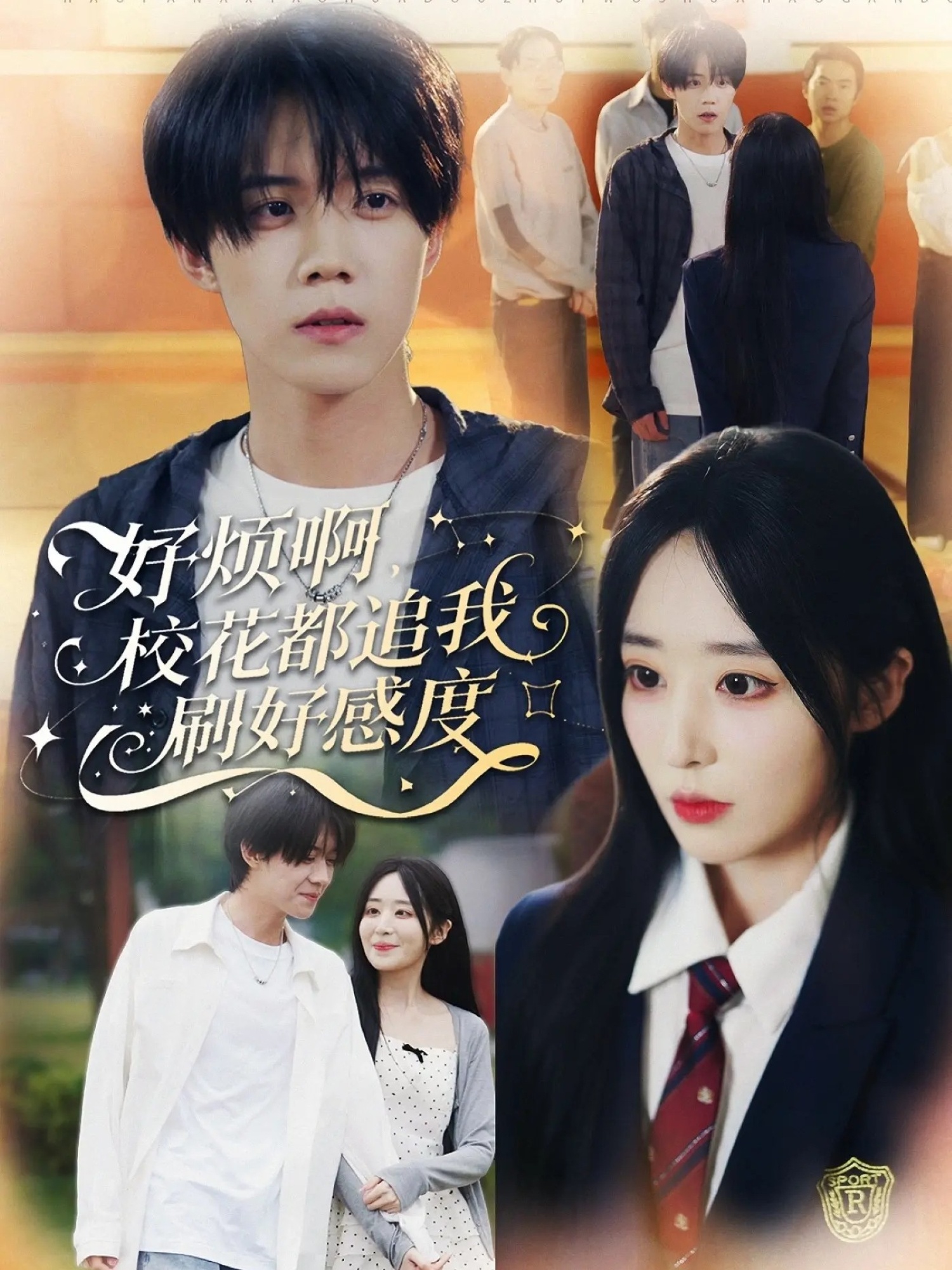 好烦啊，校花都追我刷好感度海报