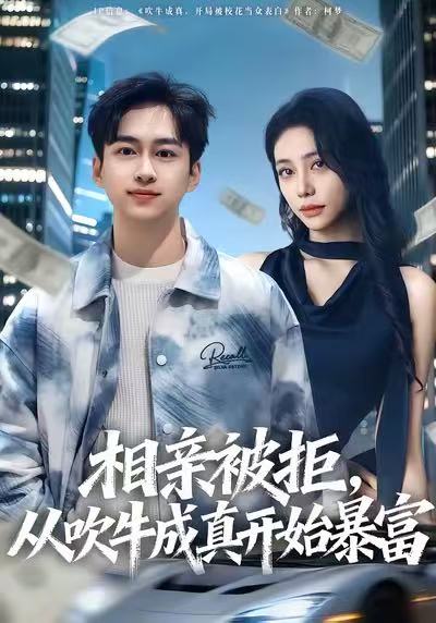 相亲被拒，从吹牛成真开始暴富海报