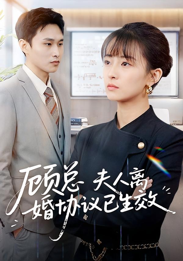 顾总，夫人离婚协议已生效海报