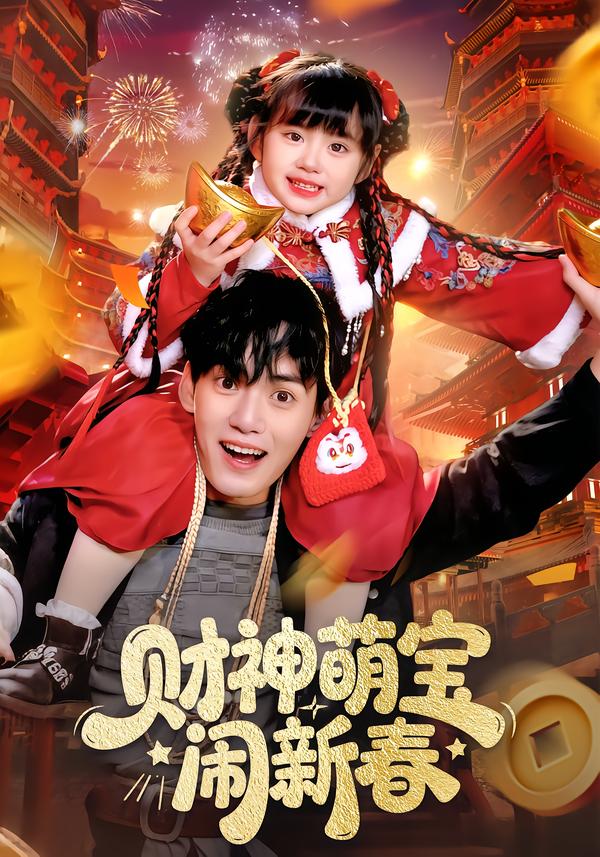 财神萌宝闹新春海报