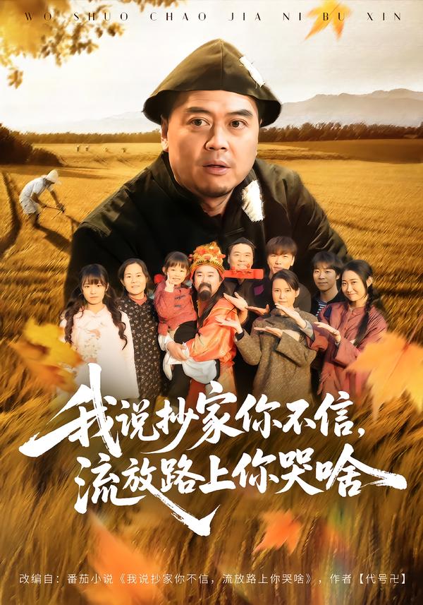 我说抄家你不信，流放路上你哭啥海报
