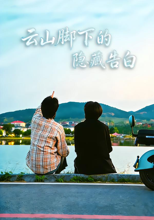 云山脚下的隐藏告白海报