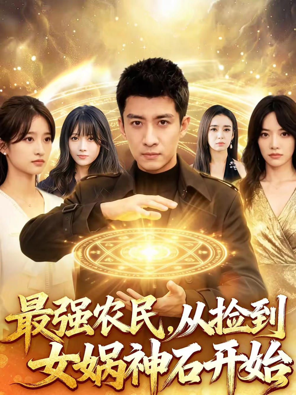最强农民，从捡到女娲神石开始海报