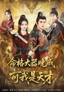 命格大器晚成，可我是天才海报