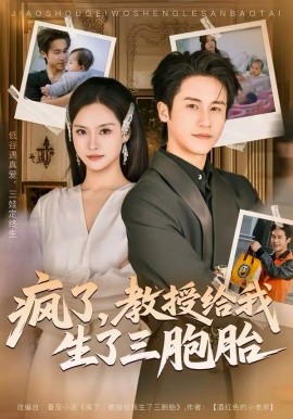 疯了，教授给我生了三胞胎海报