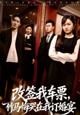改签我车票，竹马悔哭在我订婚宴海报