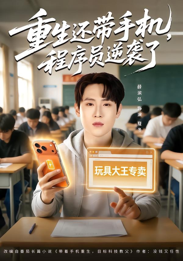 重生还带手机，程序员逆袭了海报