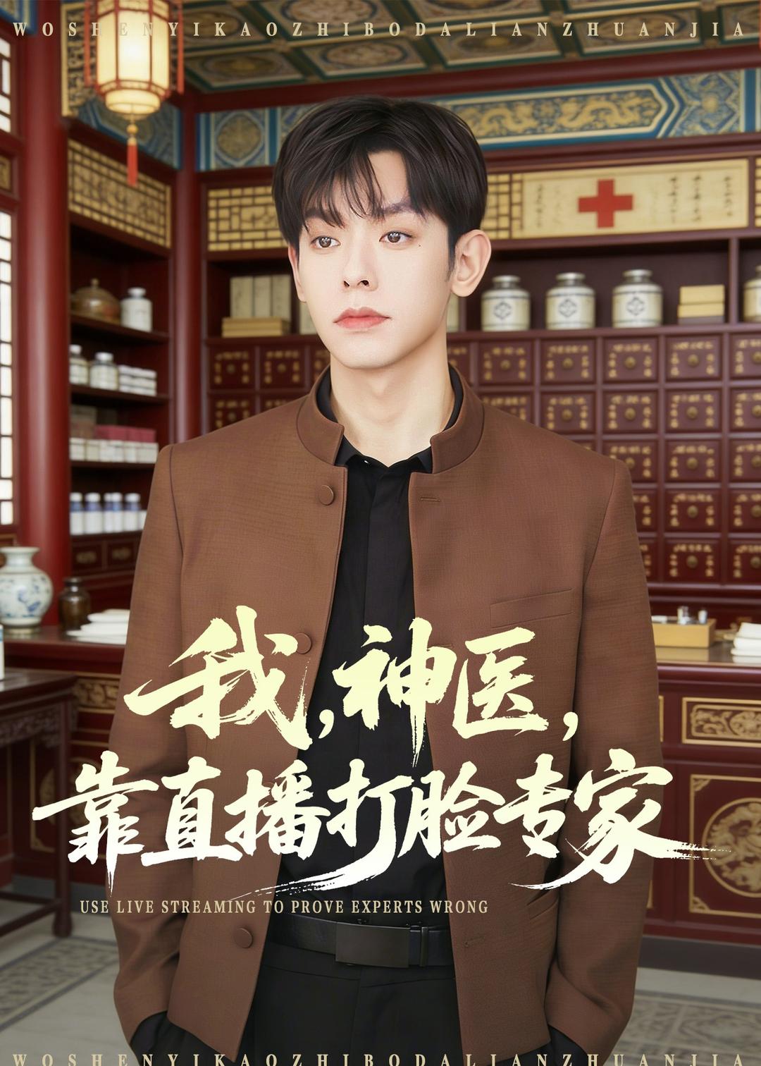 我，神医，靠直播打脸专家海报