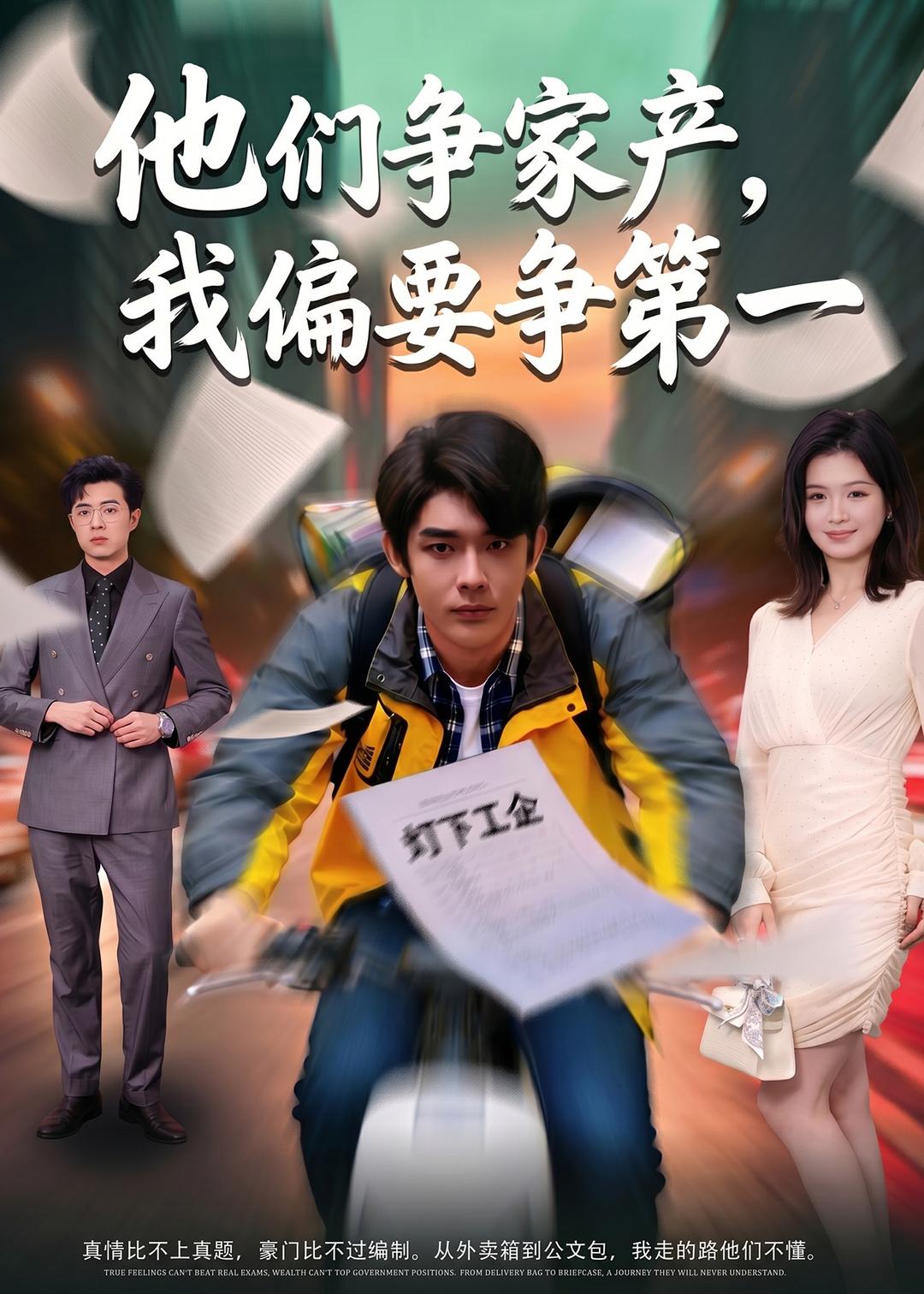 他们争家产，我偏要争第一海报
