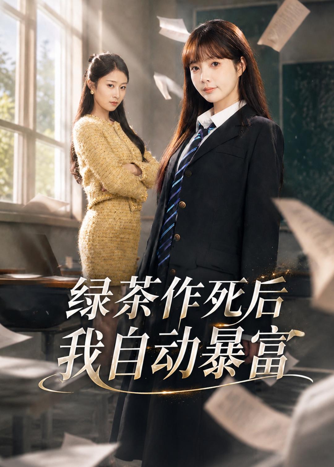 绿茶作死后我自动暴富海报