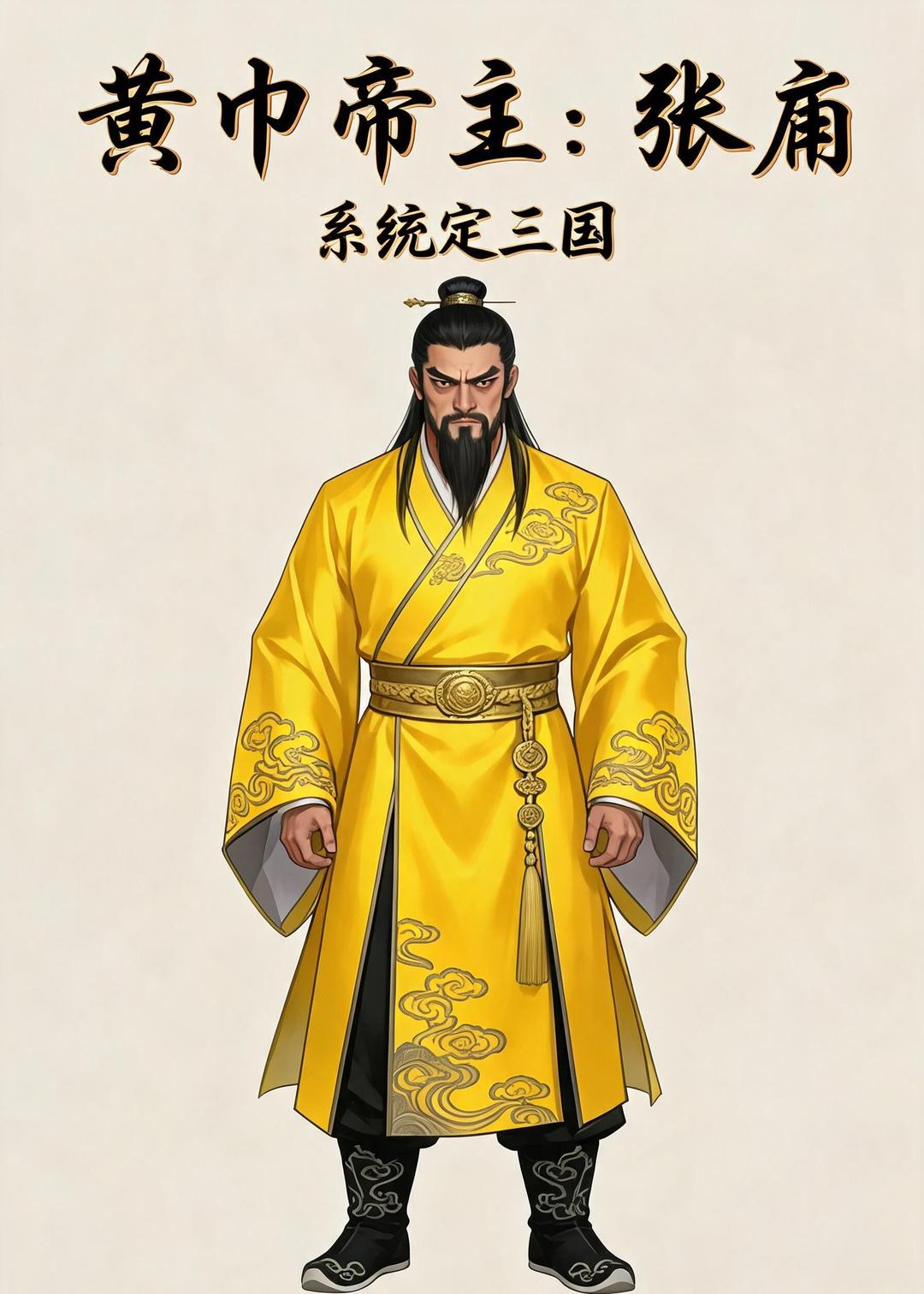 黄巾帝主：张角系统定三国海报