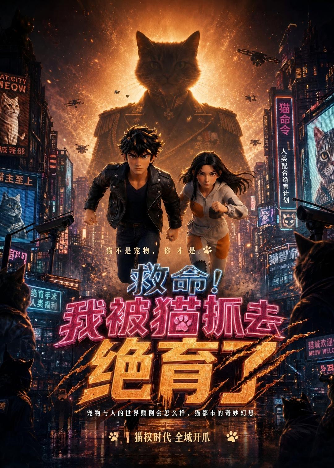 救命！我被猫抓去绝育了海报