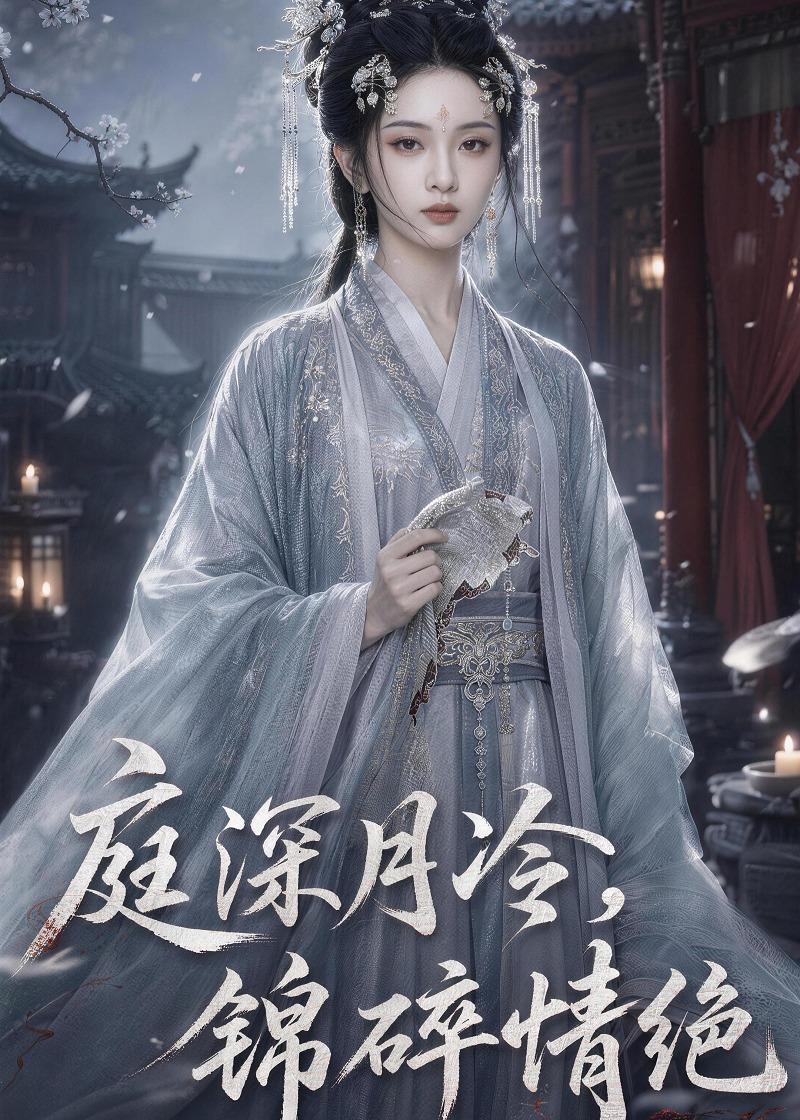 庭深月冷，锦碎情绝海报