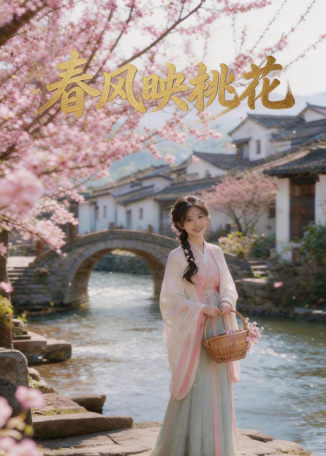 春风映桃花海报