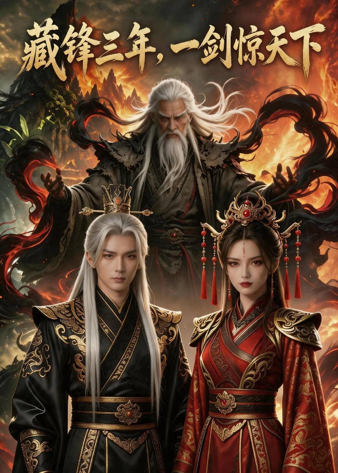 藏锋三年，一剑惊天下海报