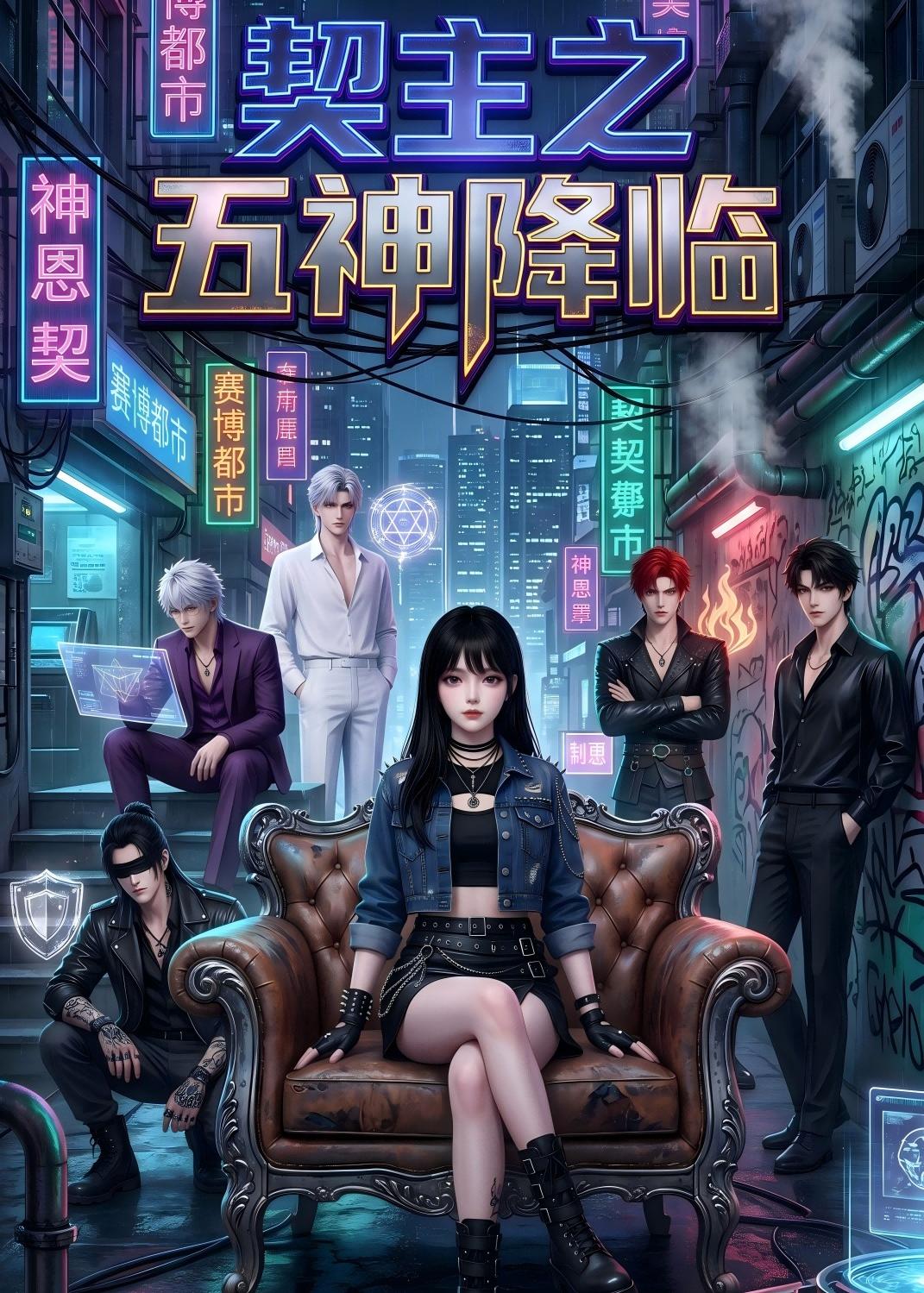 契主之五神降临海报