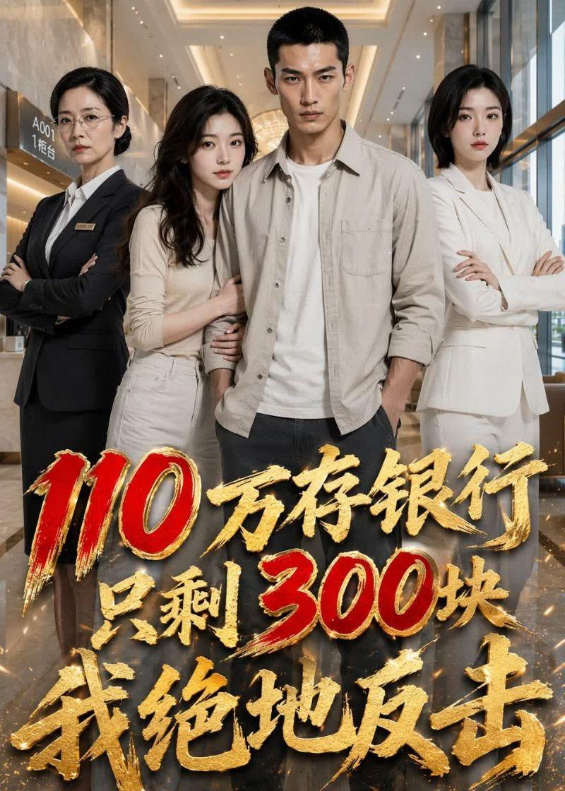 110万存银行只剩300块，我绝地反击海报
