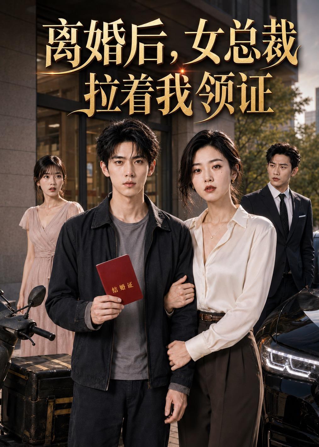 离婚后，女总裁拉着我领证海报