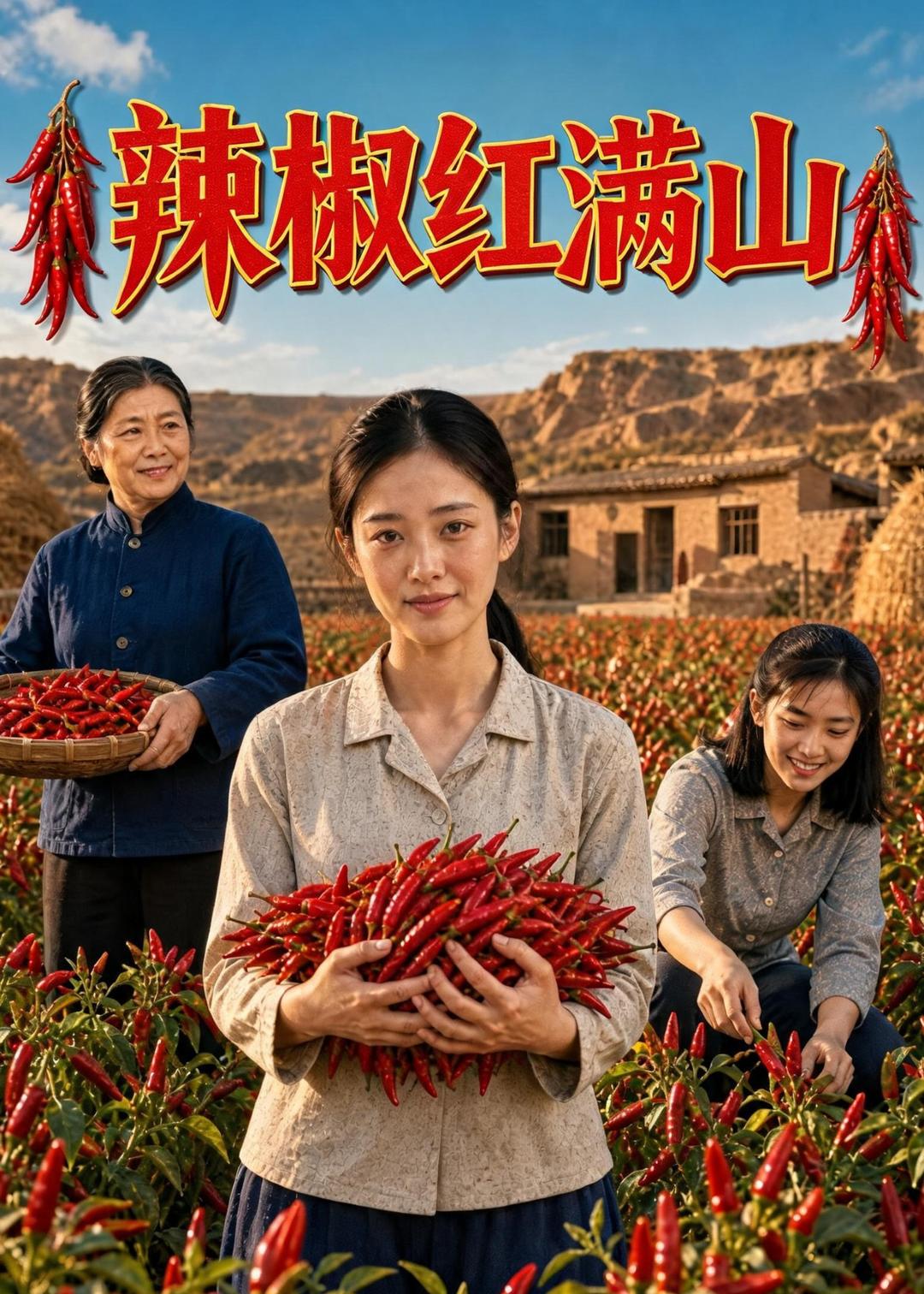 辣椒红满山海报