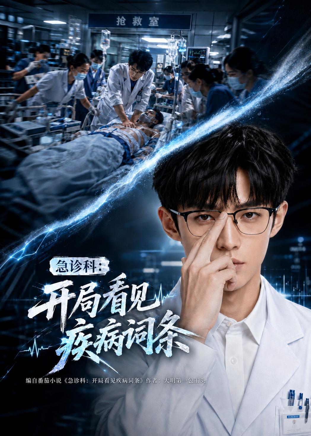 急诊科：开局看见疾病词条海报