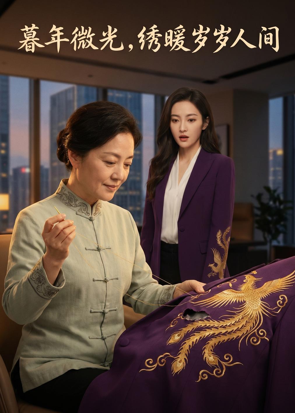 暮年微光，绣暖岁岁人间海报