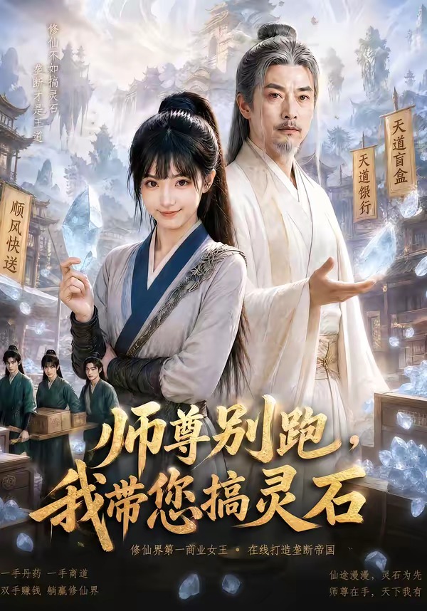 师尊别跑，我带您搞灵石海报