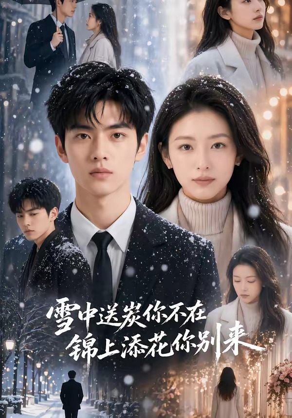 雪中送炭你不在，锦上添花你别来海报