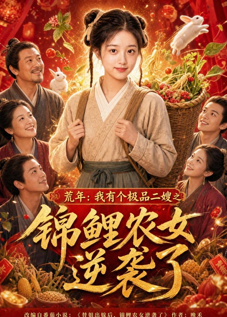 荒年：我有个极品二嫂之锦鲤农女逆袭了海报