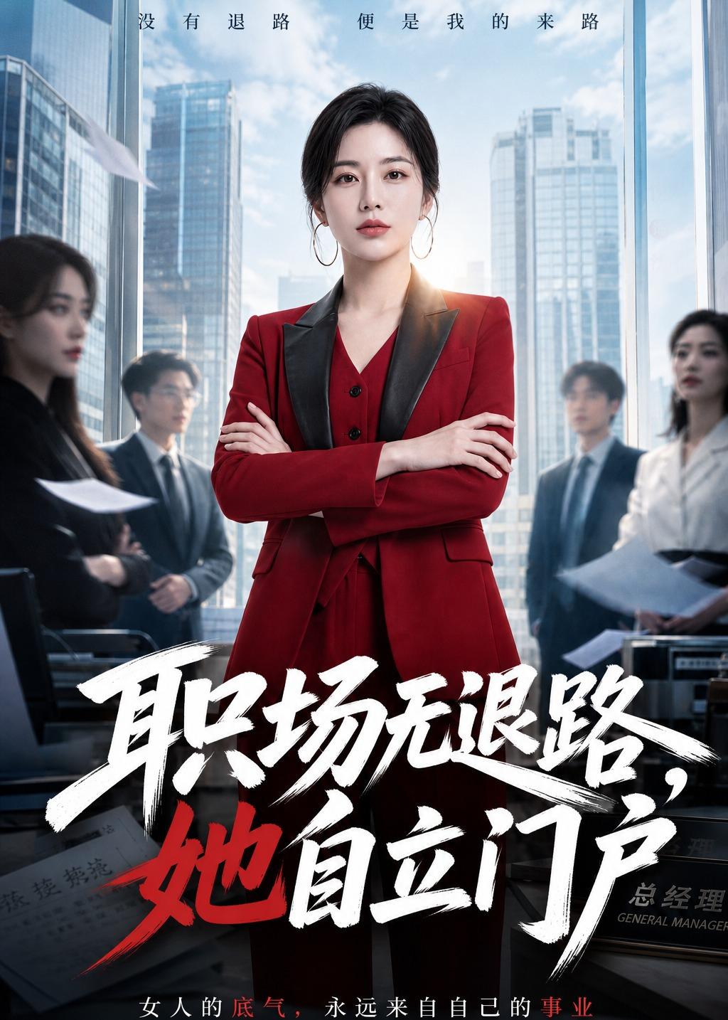 职场无退路，她自立门户海报