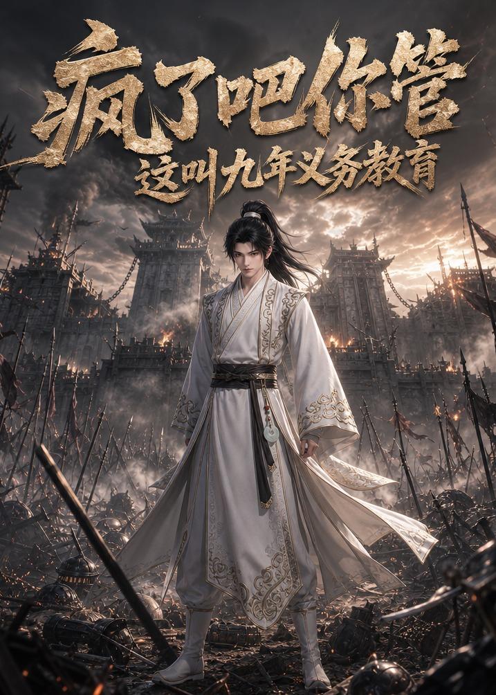 疯了吧你管这叫九年义务教育海报