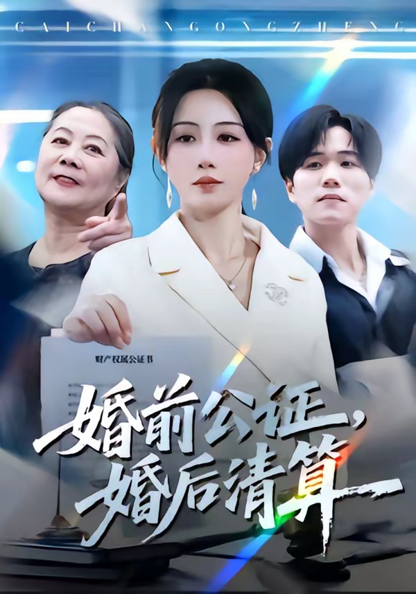 婚前公证，婚后清算海报
