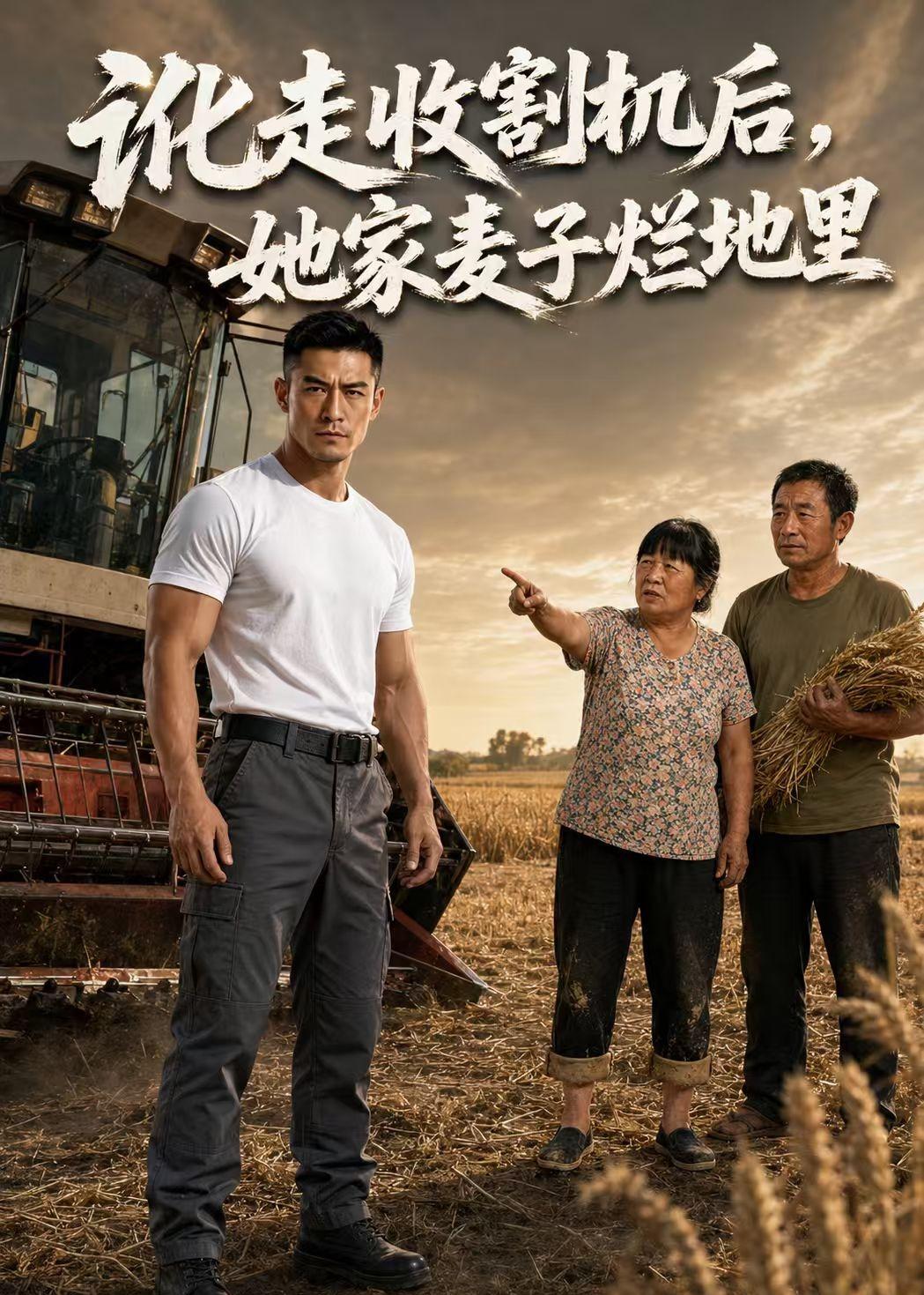 讹走收割机后，她家麦子烂地里海报