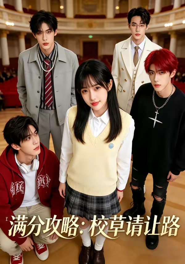 满分攻略：校草请让路海报