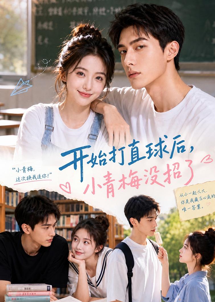 开始打直球后,小青梅没招海报
