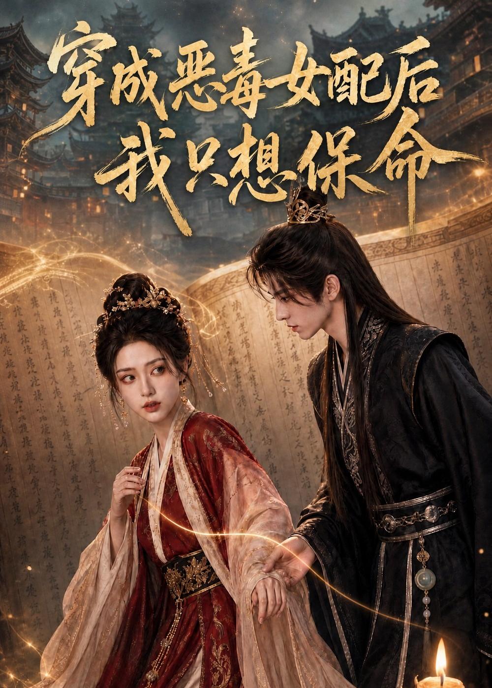 穿成恶毒女配后我只想保命海报