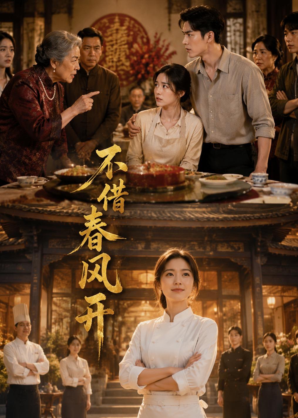 不借春风开海报