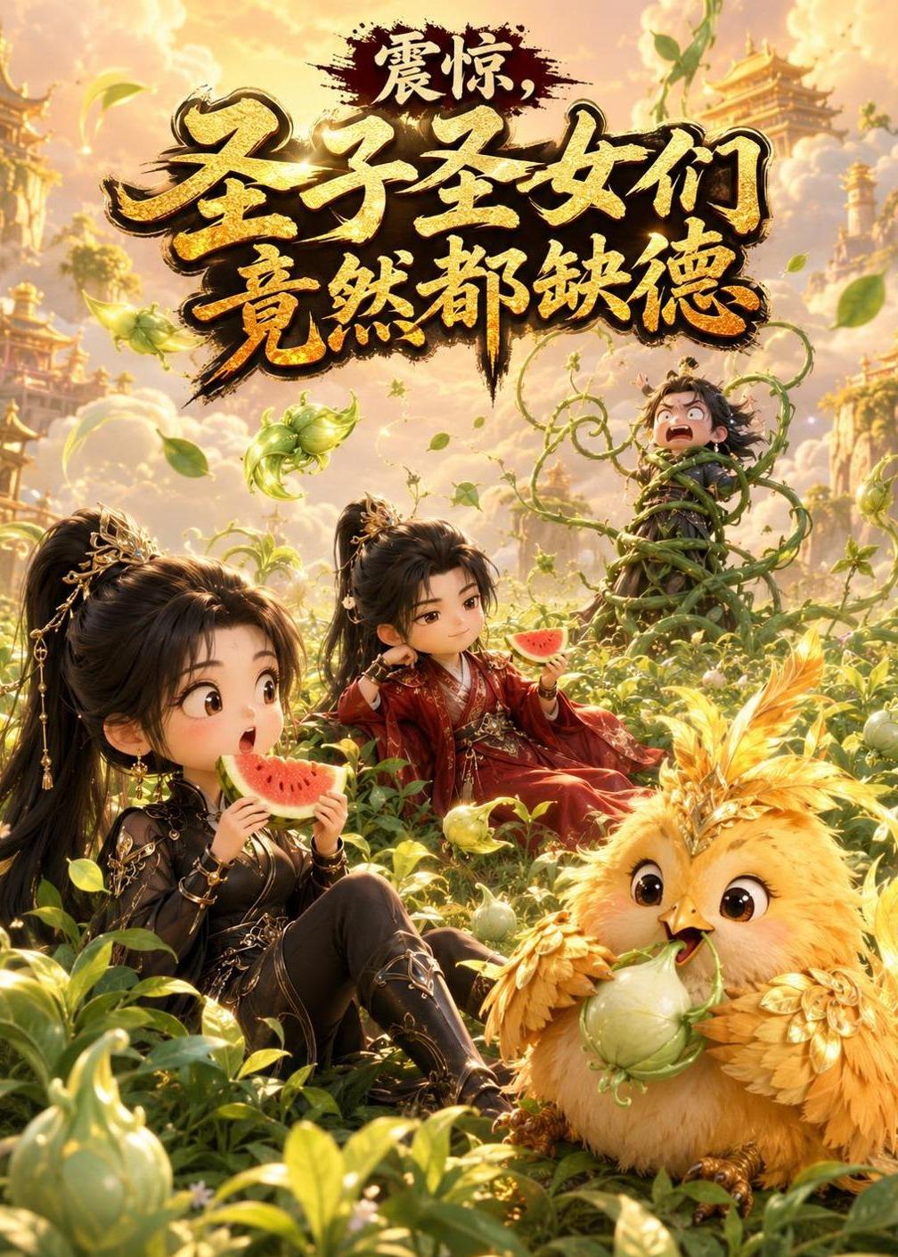 震惊，圣子圣女们竟然都缺德海报