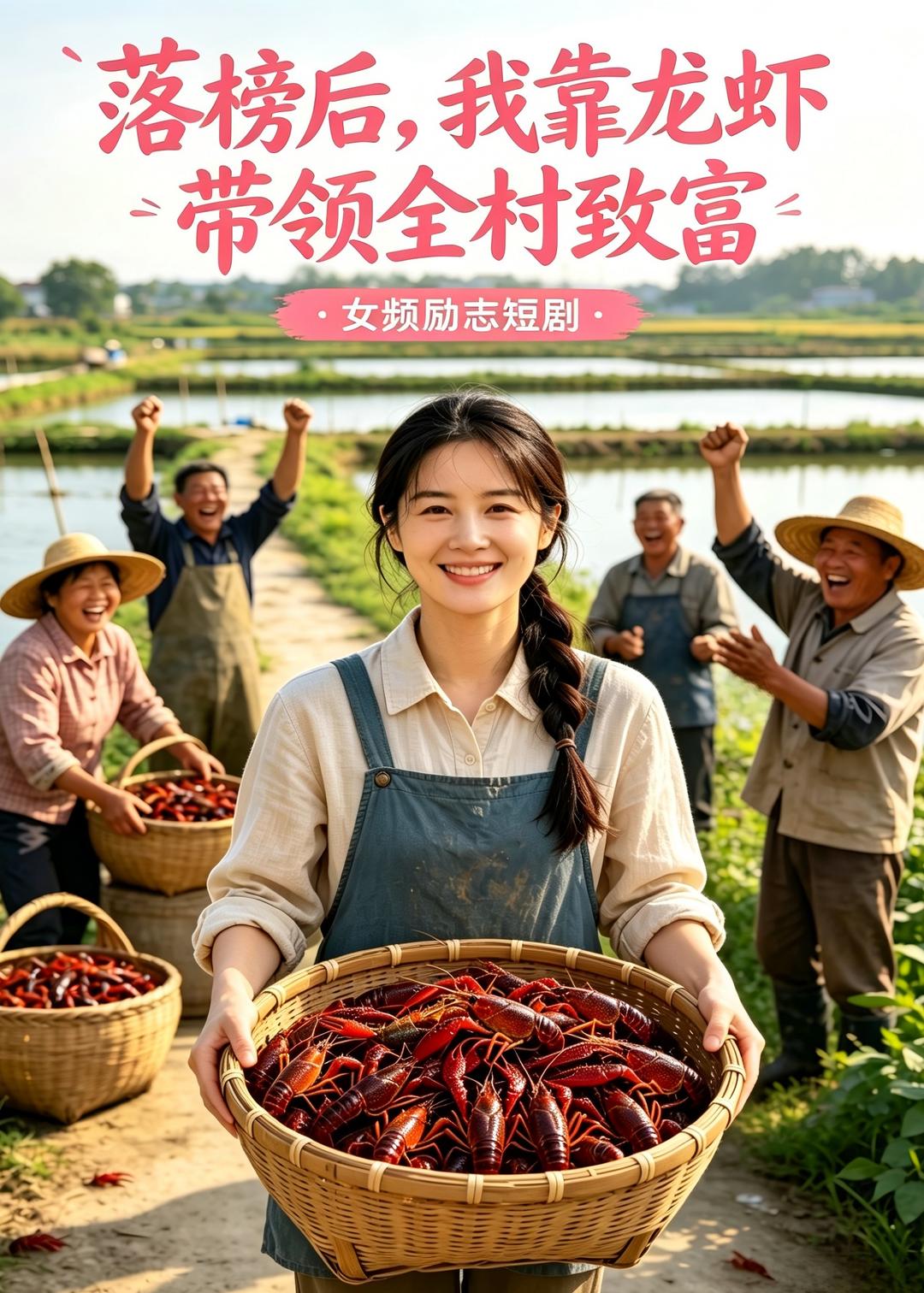 落榜后，我靠龙虾带领全村致富海报