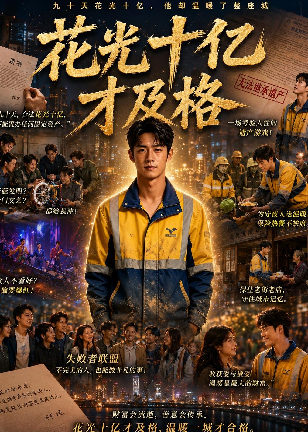 花光十亿才及格海报